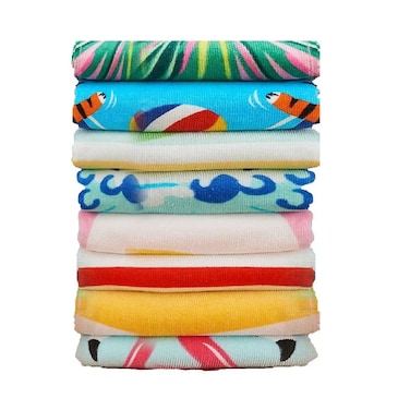 منشفة شاطئ 75×150 سم متنوع الألوان