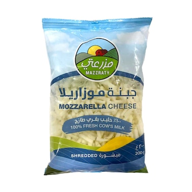 Mazzraty Mozzarella Cheese Shredded 200g
