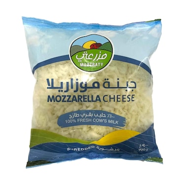 مزرتي جبنة موزاريلا مبشورة 900 جرام
