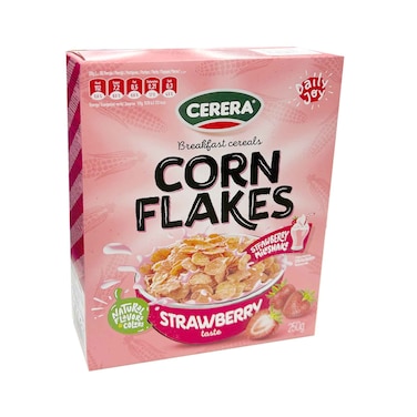 Cerera Breakfast Cereal Corn Flakes Strawberry 250g