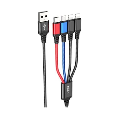 HOCO CABLE 4-IN-1 CHARG CABLE 1.2M