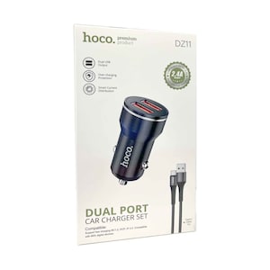 HOCO DUAL PORT CAR CHARG SET TYPE-C