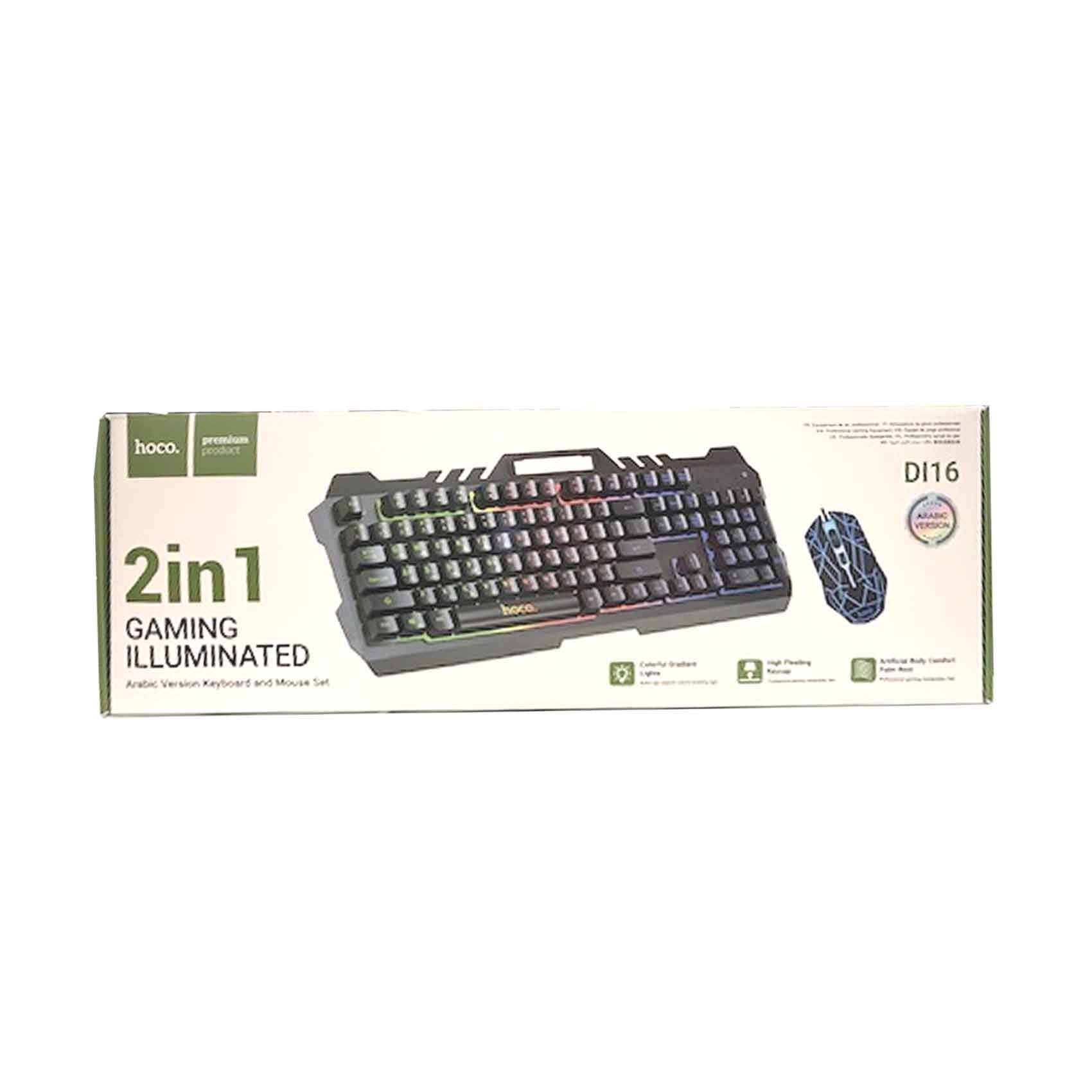 HOCO Gaming Keyboard DL16 Keyboard and Mouse