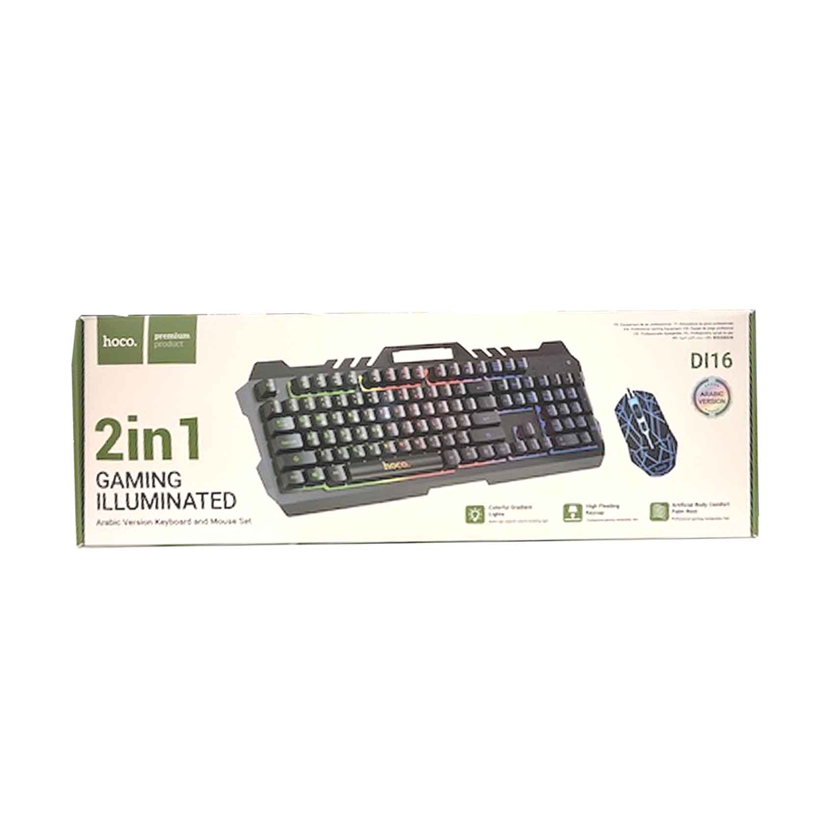 HOCO Gaming Keyboard DL16 Keyboard and Mouse