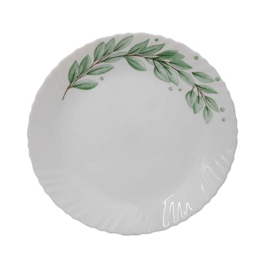 طبق عشاء من يوم الأوبال تصميم فئة الزيتون مقاس 27 سم