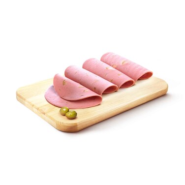 دانت مرتديلا شرائح بالدجاج والزيتون