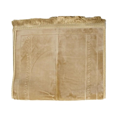 Cannon Prayer Mat Solid Embossed 80x120cm Light Beige