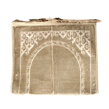 Cannon Prayer Mat Solid Embossed 80x120cm Light Grey