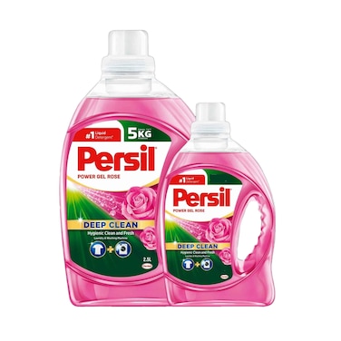 Persil Laundry Detergent Power Gel Deep Clean With Rose 2.5L + 1L