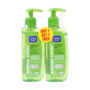 Clean &amp; Clear Men Extra Shine Face Wash 150ml x 2 Pieces Assorted