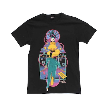 Hollywood Magic Squid Game Men's Tee Roud Neck Assorted Size, Black