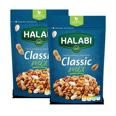 Halabi Nuts Classic Mix 300gx2 Pieces