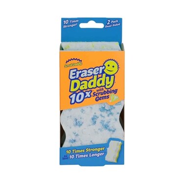 Scrub Daddy Eraser 10x With Scrubbing Gems 2 Pack