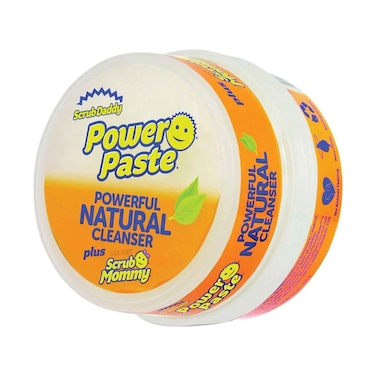 معجون تنظيف باور بيست مع إسفنجة سكرب مامي
