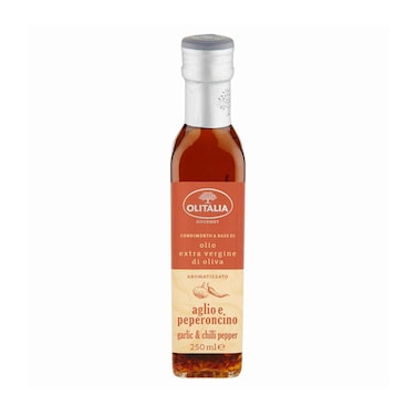 Olitalia Extra Virgin Olive Oil With Garlic &amp; Chili Pepper 250ml