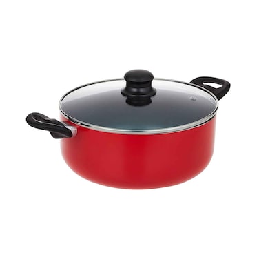 قدر ماستركرافت بطبقة غير لاصقة مع غطاء 28 سم