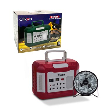 Clikon Power Station With Fan CK7071 Assorted