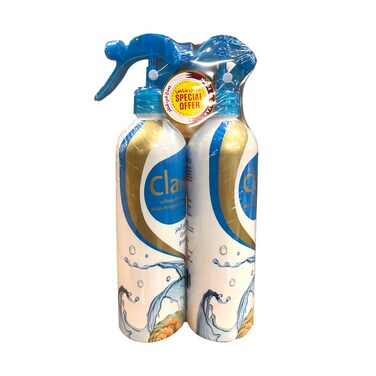 معطر كلارا متعدد الاستعمالات برائحة نسيم البحر ‎500مل × 2 قطعة