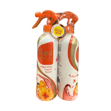 Clara Multi Purpose Freshener Tropical Passion 500mlx2 Pieces