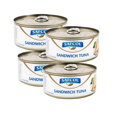 Safcol Sandwich Tuna 160gx4 Pieces