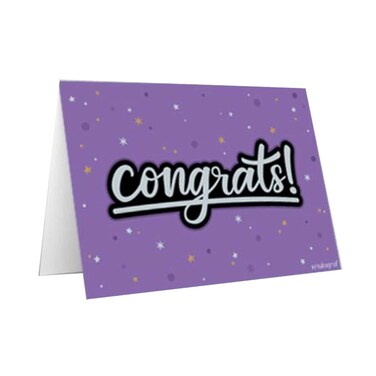 Mukagraf Greeting Card Congrats!