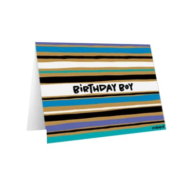 Mukagraf Greeting Card Birthday Boy
