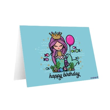 Mukagraf Greeting Card Happy Birthday Mermaid