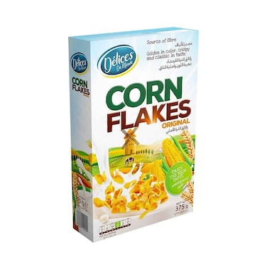 ديليس دو موند حبوب إفطار كورن فليكس الأصلية 375غ