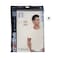 Creative Active Man Round Neck T-Shirt 3 Pieces, Medium Size Plain White (No Refund/Exchange for Hygienic Item)