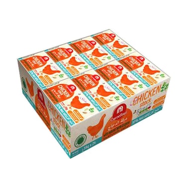 مرق دجاج كارفور مع أعشاب وتوابل طبيعية، ٣٠ ملح أقل، ١٨ غ، عبوة من ٢٤