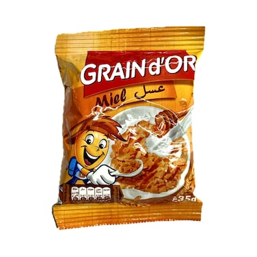 Grain D'Or Honey Wheat Flakes 35g
