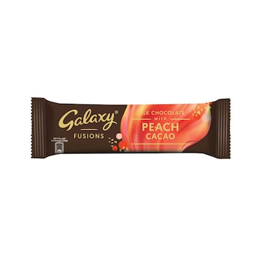 Galaxy Fusions Milk Chocolate With Peach Cacao 35g