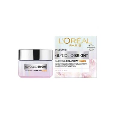 Loreal Paris Face Day Cream Glycolic Bright With Spf17 50ml