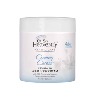 Oh So Heavenly Classic Care Body Cream, Creamy Caress With Milk Proteins &amp; Yoghurt 470ml