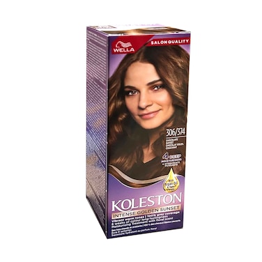 Wella Koleston Hair Color Intense Golden Sunset 306/374 Chocolate Sunset