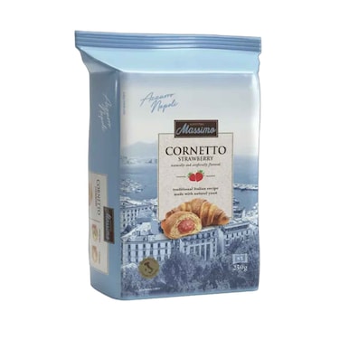 Maestro Massimo Croissant Cornetto Strawberry 50gx5 Pieces