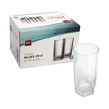 Cok Glass Ware Set 6 Pieces 62.5mmx135mm
