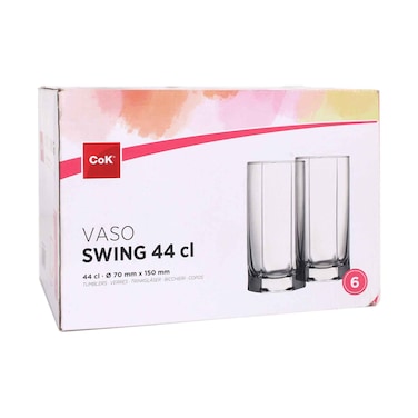 Cok Vaso Swing 44cl Glass 6 Pieces
