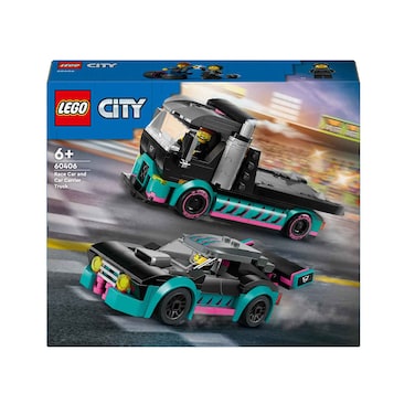 Lego City Race Car &amp; Car Carrier Track