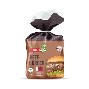 Zowadeh Frozen Beef Burger 1kg