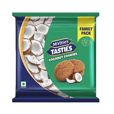 Mcvities Tasties Cookies Coconut 66gx8 Pieces