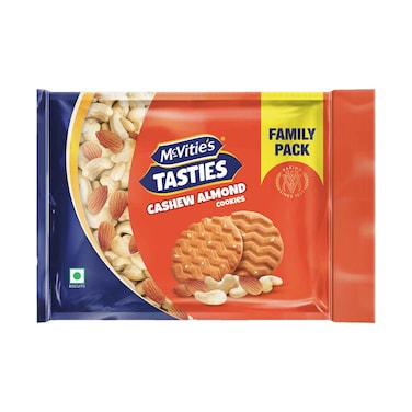 Mcvities Tasties Cookies Cashew Almond 70gx8 Pieces