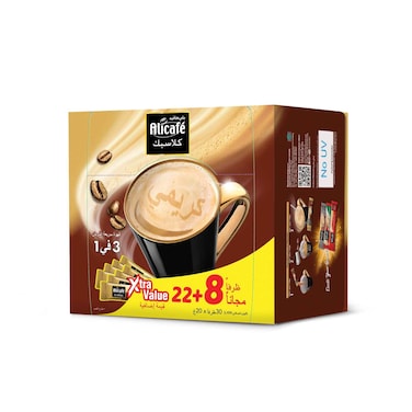 Alicafe 3 In 1 Classic Coffee 20gx30 Pieces