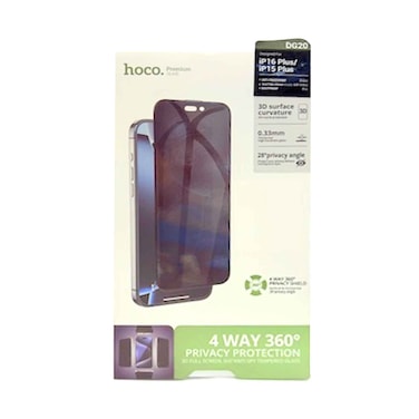 Hoco 360 Privacy Protection Glass iPhone16 DG20