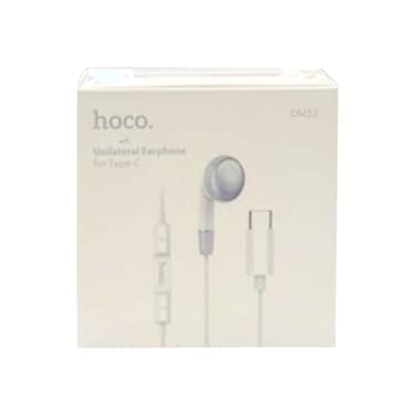 Hoco Earphone Type - C + Round Head Cable DM53