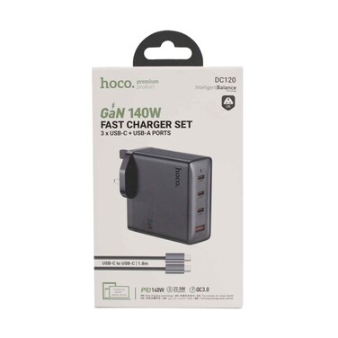 Hoco Fast Charger Set DC120 140 Watts