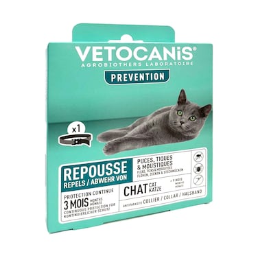 طوق فيتوكانيس مضاد للحشرات للقطط ‎35سم