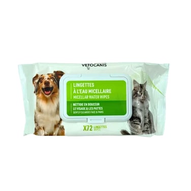 منظف صحي من أجروب فيتوكانيس للكلاب والقطط، ٧٢ منديل