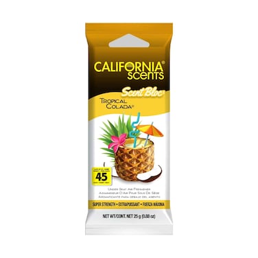 California Scents Under Seat Air Freshener Scent Bloc Tropical Colada 25g