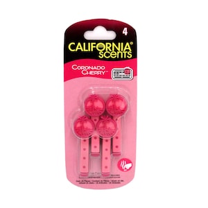 California Scents Car Air Freshener 4 Vent Stick Coronado Cherry